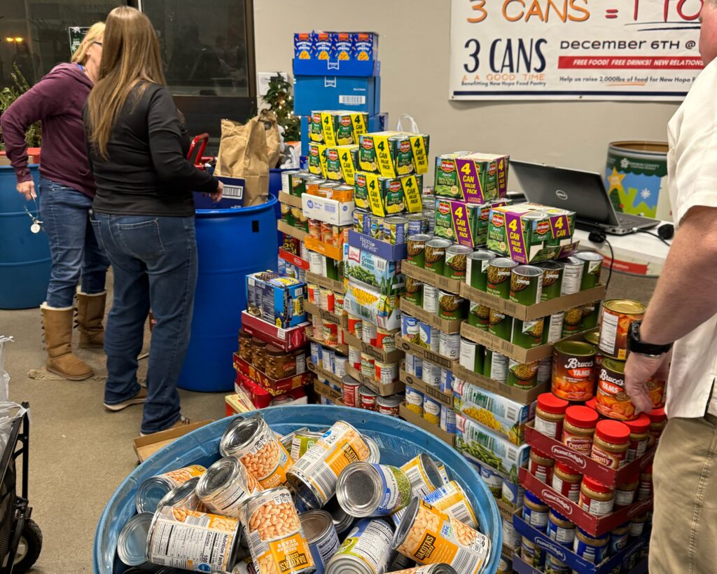 3 cans and a good time kansas city food drive